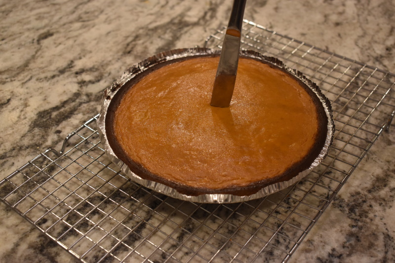 Pumpkin Pie Check For Doneness